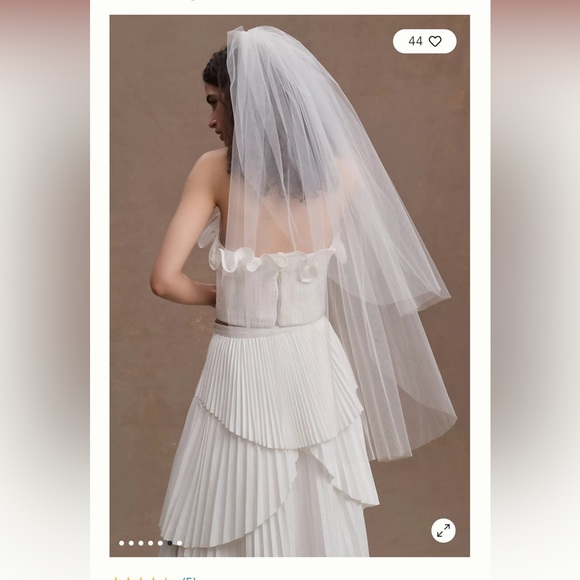 Anthropologie wedding veil - Picture 7 of 8